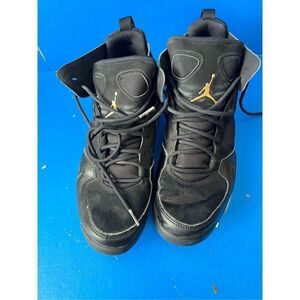 Nike DC7329 007 Air Jordan Flight Club 91 Black Metallic Gold - Men's 8